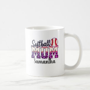 Proud Softball Mama Life Kaffeetasse