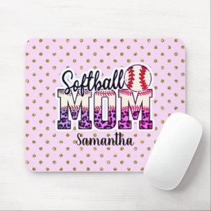 Proud Softball Mama Life Mousepad