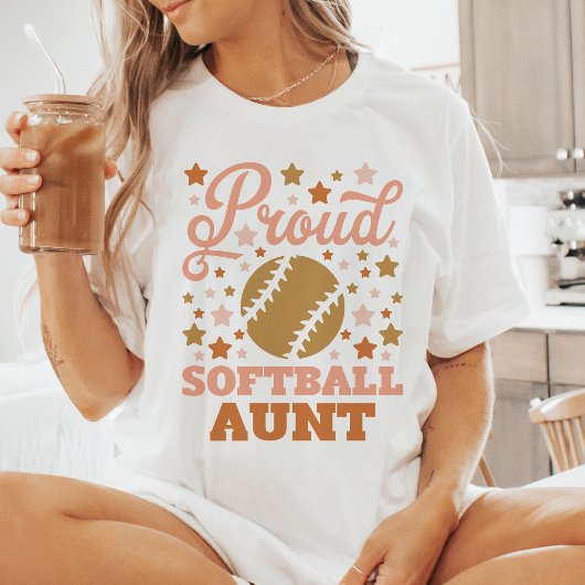 Proud Softball Tante T-Shirt