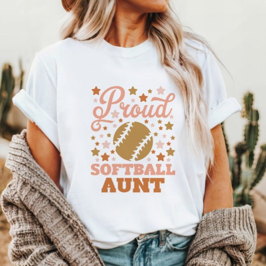Proud Softball Tante T-Shirt