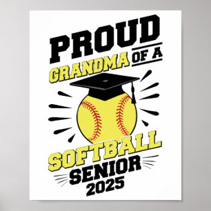 Proud Softll Senior Oma Cl von 2025 Abschluss Poster