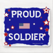 Proud Soldier - Mousepad (Vorne)