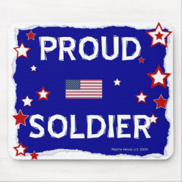 Proud Soldier - Mousepad