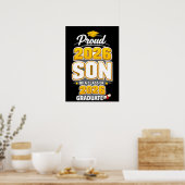 Proud Son of A Class of 2026 Graduate graduation  Poster (Küche)
