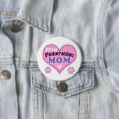 Proud Spitz Mama Sleutelhanger Button (Beispiel)