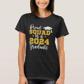 Proud Squad of the Graduate 2024 T-Shirt (Vorderseite)