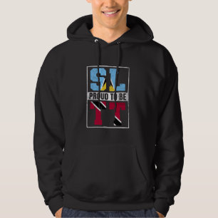 Proud St Lucian Trinidadian Mix St Lucia Trinidad Hoodie