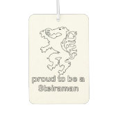Proud Steiraman Panther Steiermark Österreich Autolufterfrischer (Vorderseite)