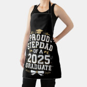 Proud Step Vater eines 2025 Graduate Abschluss Schürze (InSitu)