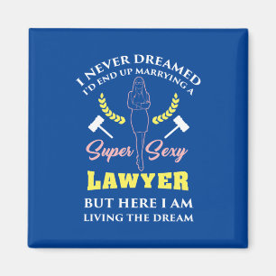 Proud Super Lawyer Lady Magnet