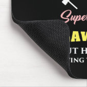 Proud Super Lawyer Lady Mousepad (Ecke)