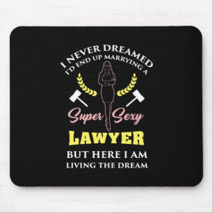 Proud Super Lawyer Lady Mousepad