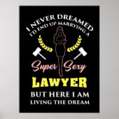 Proud Super Lawyer Lady Poster (Vorne)