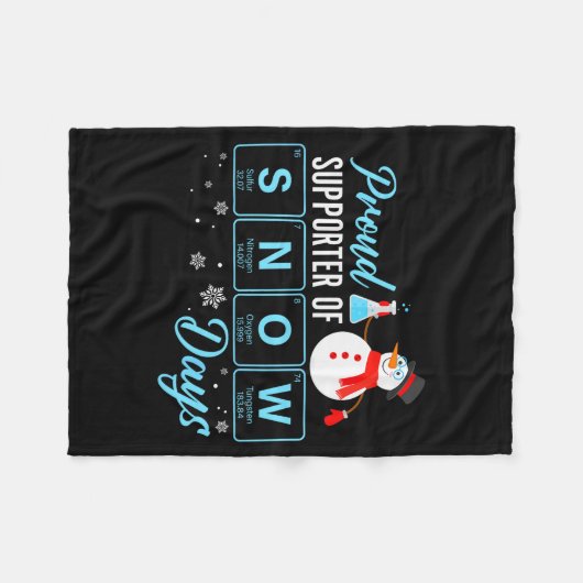 Proud Suprter Of Snow Days Chemistry Teacher Chris Fleecedecke (Vorderseite (Horizontal))