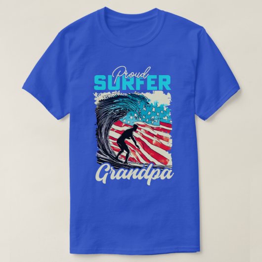 Proud Surfer Opa T-Shirt (Design vorne)