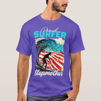 Proud Surfer Stepmutter T-Shirt