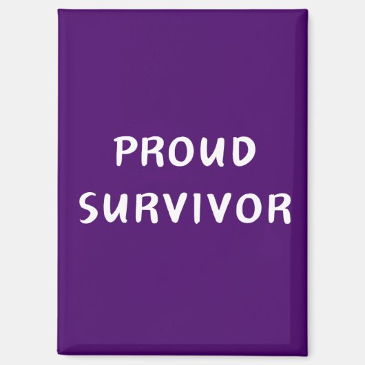 Proud Survivor - Magnet (Vorderseite)