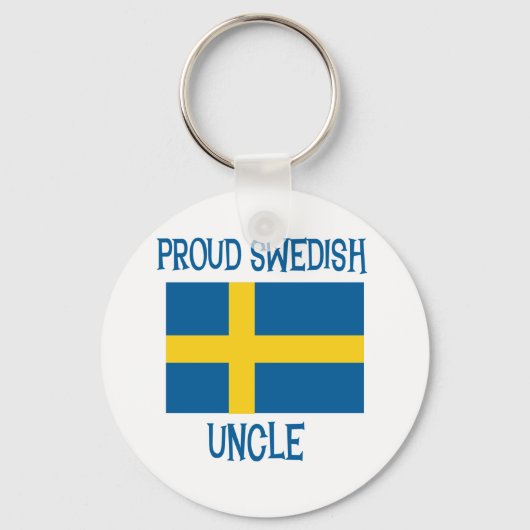 Proud Swedish Onkel Schlüsselanhänger (Vorderseite)