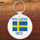 Proud Swedish Onkel Schlüsselanhänger (Vorderseite)