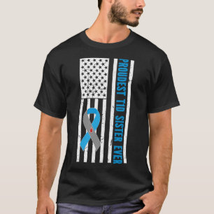 Proud T1D Diabetes Warrior Schwester Typ 1 Diabete T-Shirt