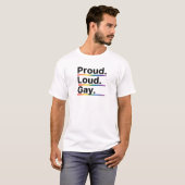 Proud T-Shirt | Gay Pride Shirt for Men | LGBTQ (Vorne ganz)