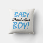 Proud Tante Baby Boy T - Shirt und Geschenke Kissen (Rückseite)