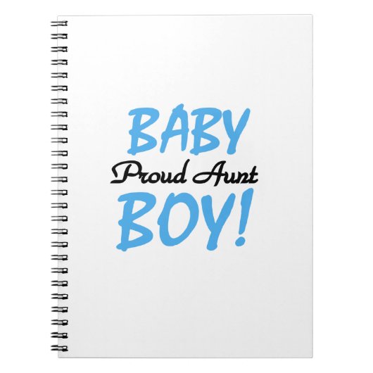 Proud Tante Baby Boy T - Shirt und Geschenke Notizblock (Vorderseite)
