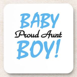 Proud Tante Baby Boy T - Shirt und Geschenke Untersetzer