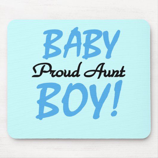 Proud Tante Baby Boy Tshirts und Geschenke Mousepad (Vorne)