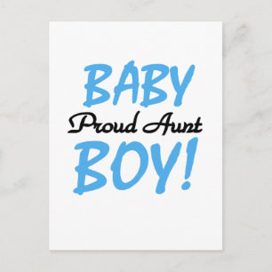 Proud Tante Baby Boy Tshirts und Geschenke Postkarte