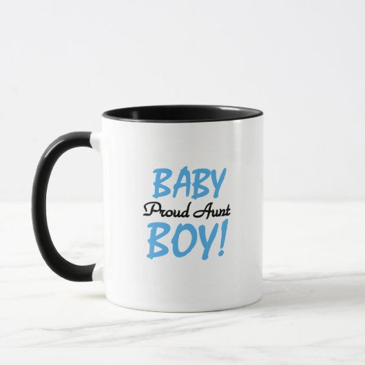 Proud Tante Baby Boy Tshirts und Geschenke Tasse (Links)