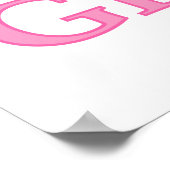 Proud Tante Baby Girl T - Shirt und Geschenke Poster (Ecke)