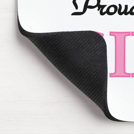 Proud Tante Baby Girl Tshirts und Geschenke Mousepad (Ecke)
