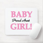 Proud Tante Baby Girl Tshirts und Geschenke Mousepad (Mit Mouse)