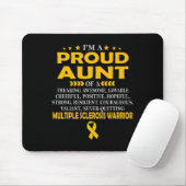 Proud Tante Multiple Sklerose Warrior Mousepad (Mit Mouse)
