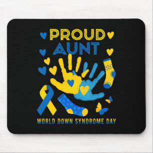 Proud Tante T21 World Down Syndrome Awareness Day Mousepad