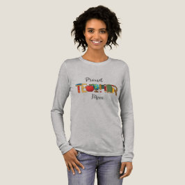 Proud teacher mom Tri-Blend shirt