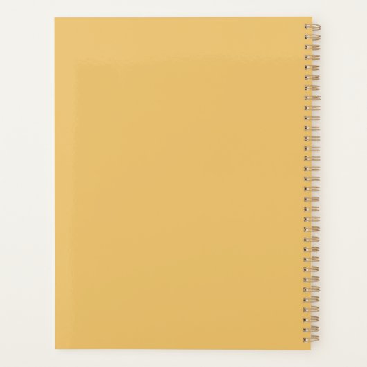 Proud Teacher Pink Custom Planer (Rückseite)