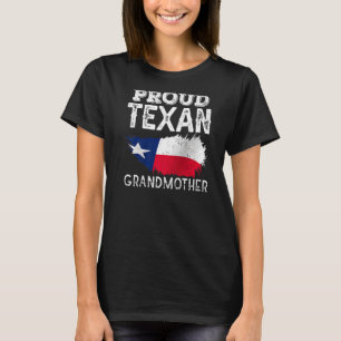 Proud Texan Großmutter Patriotic Texas Pride Niedl T-Shirt