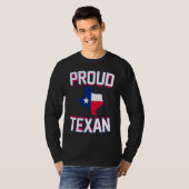 PROUD TEXAN  Texas born state TX hometown pride st T-Shirt (Vorne ganz)