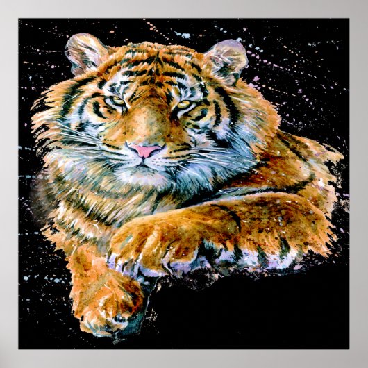 PROUD TIGER Poster (Vorne)