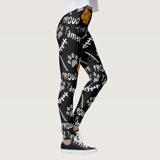 Proud Tiger Tamer Black Leggings (Rechts)
