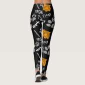 Proud Tiger Tamer Black Leggings (Rückseite)