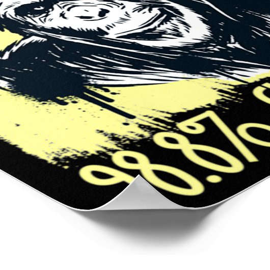 Proud To Be 988 Chimpanzee 2  Poster (Ecke)