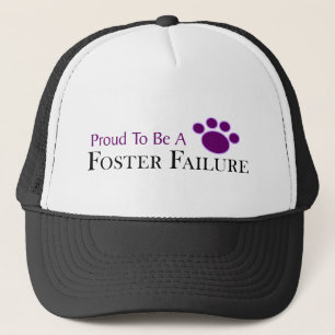 Proud To Be A Foster Failure  In Purple Hat/Cap Truckerkappe