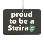 Proud To Be A Steira Steiermark Österreich Wappen Autolufterfrischer (Rückseite)