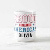 Proud to Be an American –Patriotic Citizenship Day Kaffeetasse (Mittel)