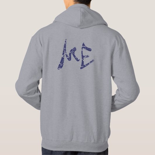 "Proud to be Authentically Me" Hoodie (Rückseite)