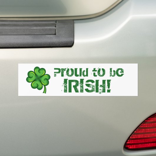 Proud to be Irish! Autoaufkleber (Auf Auto)