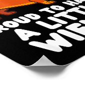 Proud To Have A Little Wiener Dog Funny Dachshund Poster (Ecke)